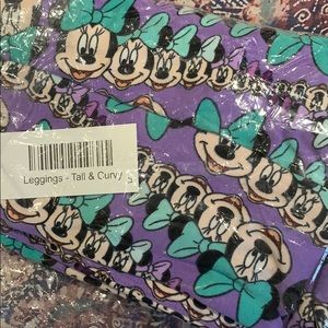 Lularoe tall and curvy-Minnie mouse NWT